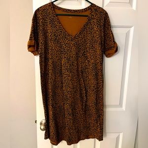 Daily ritual cheetah print dress